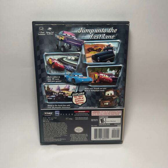 Disney Pixar Cars [Player's Choice] - TESTED - Nintendo GameCube - Picture 3 of 6